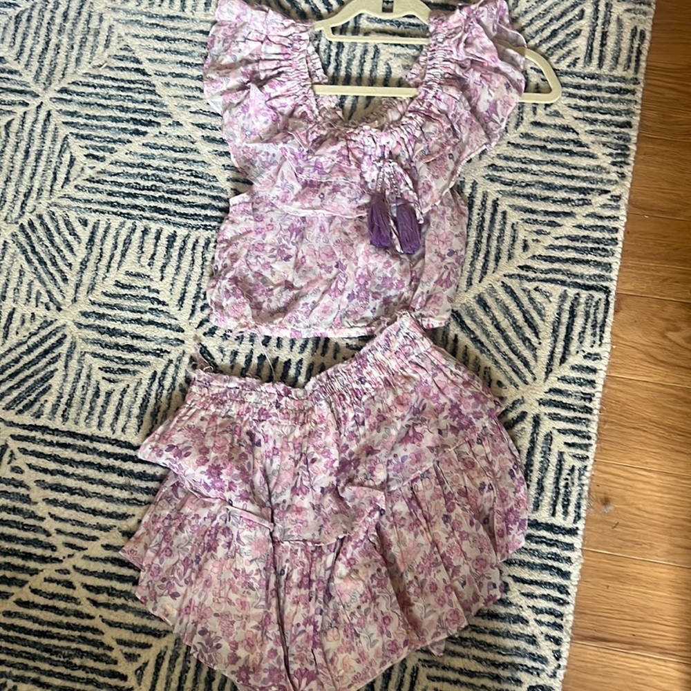 Purple LoveShackFancy set